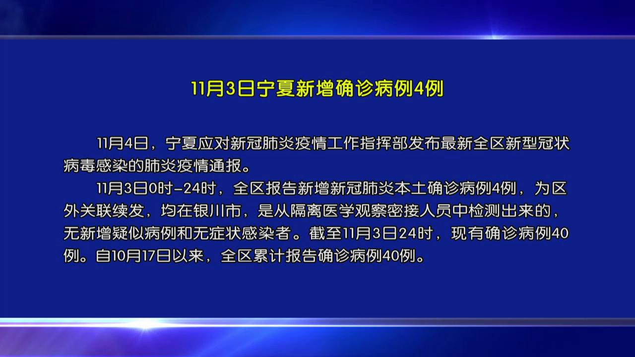 宁夏回族自治区新冠肺炎最新动态报告