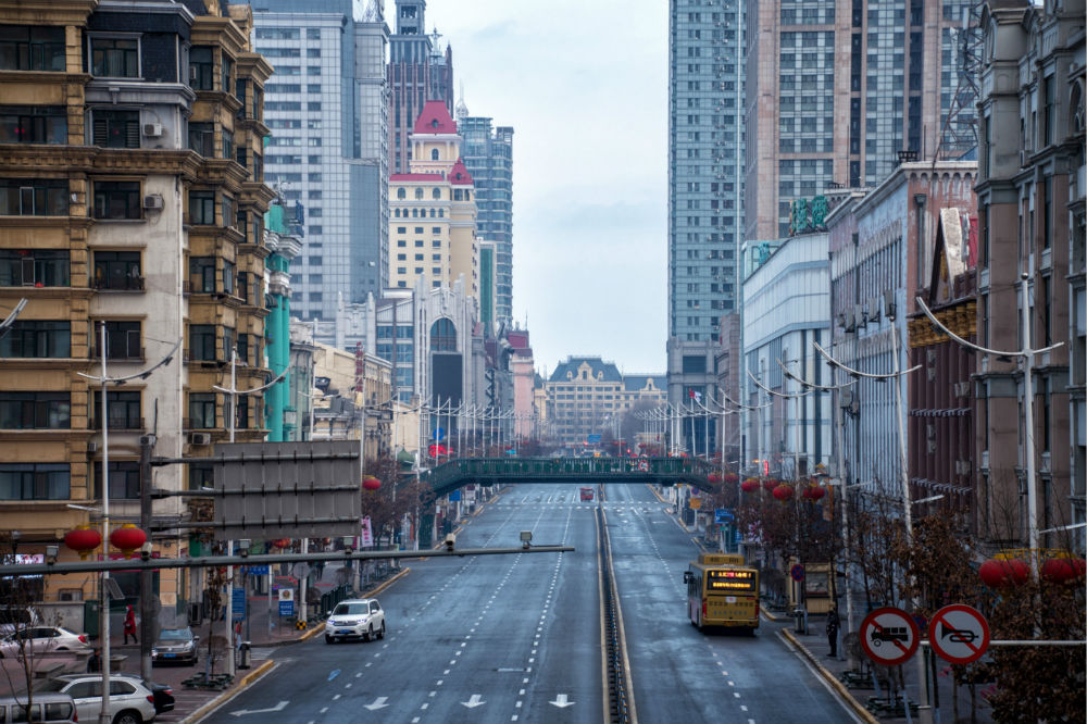 黑龙江省疫情重灾区城市全景概览