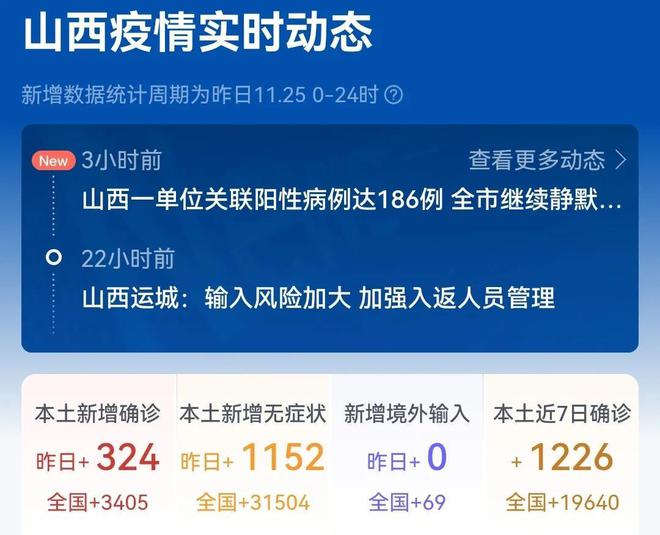 山西新增一例疫情最新消息及数据关注解析