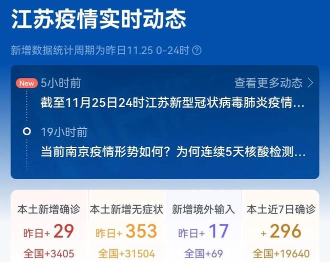 江苏疫情最新情况实时报道更新