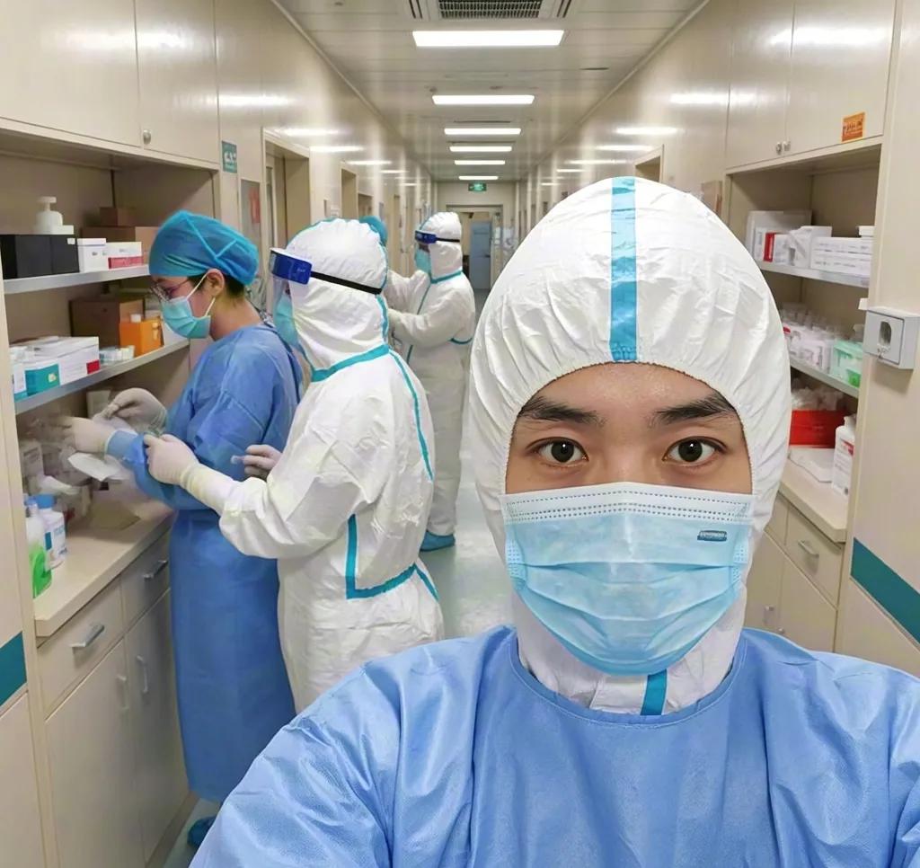 疫情期间医护人员英勇奋战，无私奉献的事迹材料