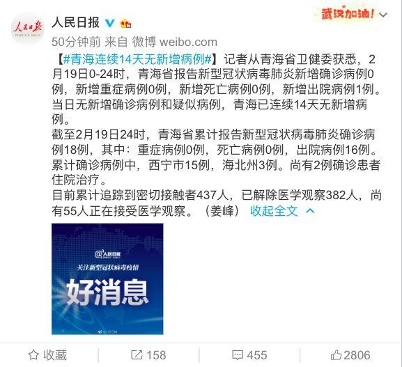 青海省最新疫情防控公告发布