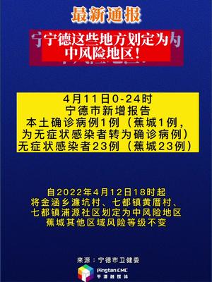 福建省宁德市疫情防控最新进展观察报告