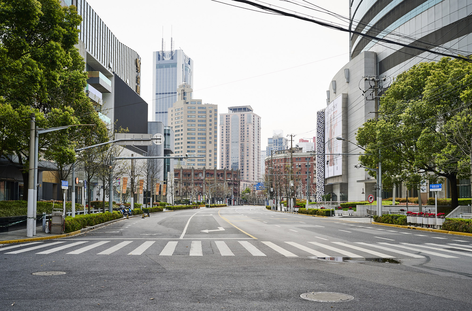 上海疫情下的南京路现状