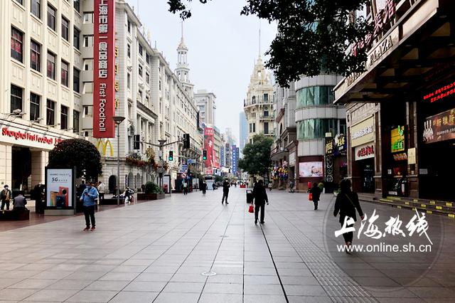 上海疫情下的南京路现状