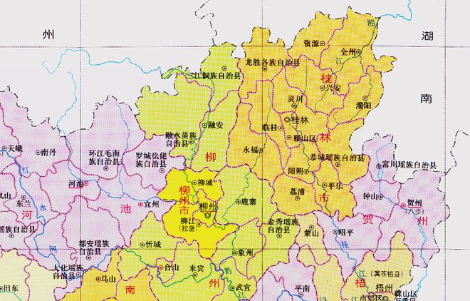 广西壮族自治区行政区划概览，区县分布与特色介绍