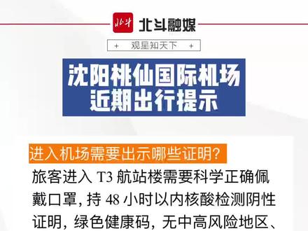 沈阳机场最新疫情规定详解,出行必备指南与防疫措施 沈阳机场最新疫情规定详解,出行必备指南与防疫措施