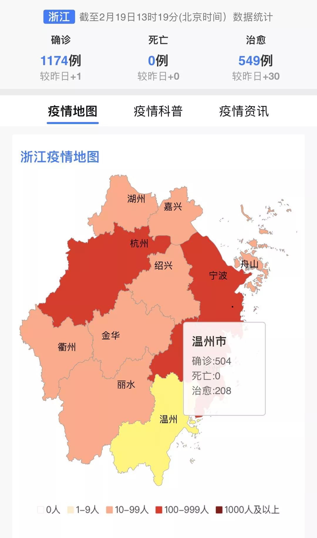 浙江省疫情最新数据统计/浙江省疫情最新情况 最新消息 人数