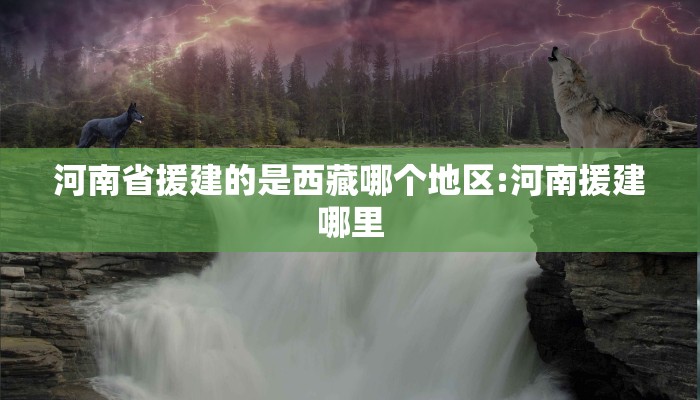 河南省援建的是西藏哪个地区:河南援建哪里