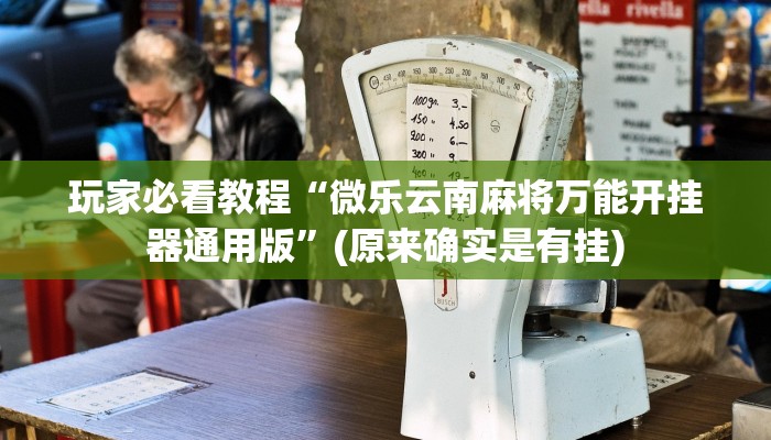 玩家必看教程“微乐云南麻将万能开挂器通用版”(原来确实是有挂)