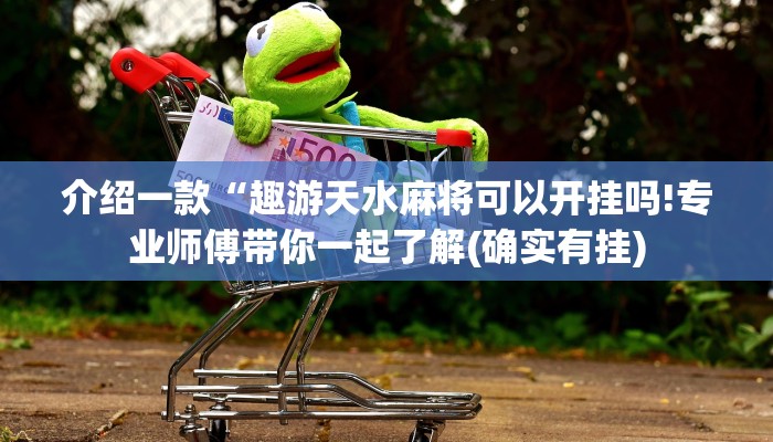 介绍一款“趣游天水麻将可以开挂吗!专业师傅带你一起了解(确实有挂)