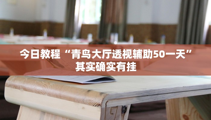 今日教程“青鸟大厅透视辅助50一天”其实确实有挂