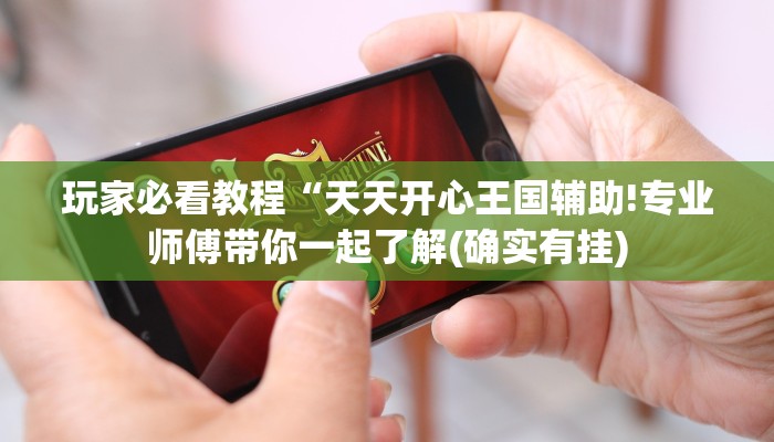玩家必看教程“天天开心王国辅助!专业师傅带你一起了解(确实有挂)