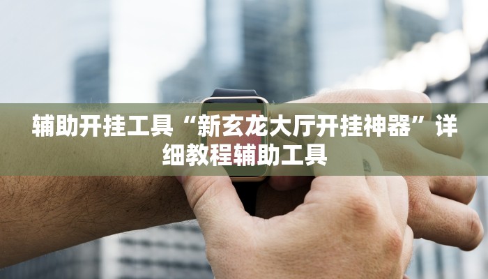 辅助开挂工具“新玄龙大厅开挂神器”详细教程辅助工具