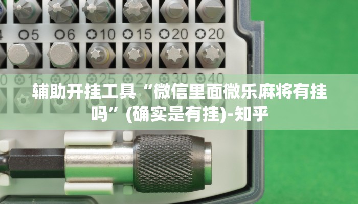 辅助开挂工具“微信里面微乐麻将有挂吗”(确实是有挂)-知乎