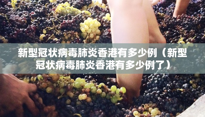 新型冠状病毒肺炎香港有多少例（新型冠状病毒肺炎香港有多少例了）