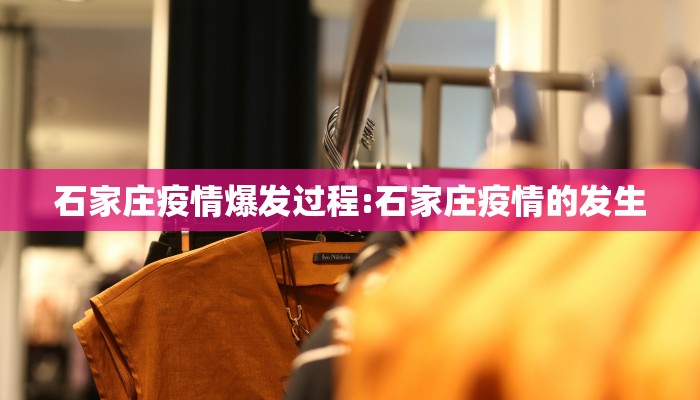 石家庄疫情爆发过程:石家庄疫情的发生